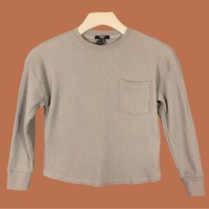 Forever 21 Kids Girls Thermal Long Sleeve Tee Size 5/6